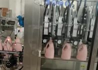 Tägliche chemische flüssige Flaschen-Füllung der Füllmaschine-5000ML und mit einer Kappe bedeckende Maschine