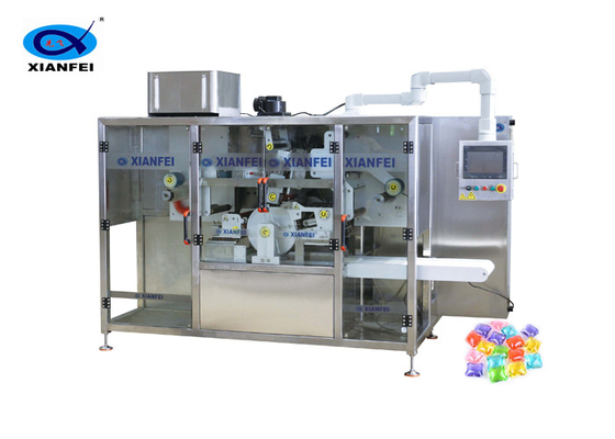 2800kg Kapazität PLC-Steuerung Waschmittel-Pods-Herstellmaschine 500-1500 Pods/Min