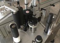 Flache Stunden-heiße Schmelzetikettiermaschine silbernes Grau PLC der Flaschen-Etikettiermaschine-25m